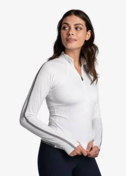 LOLE Just Long Sleeve - White -Draptura Sales LSW4374 W101 3 1900x