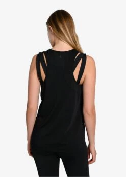 LOLE Performance Wool Moisture-wicking Tank Top - Black -Draptura Sales LSW4375 N415 4 1900x