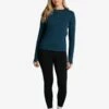 LOLE Performance Wool Moisture-wicking Long Sleeve - Fjord Blue -Draptura Sales LSW4376 BB49 1 1900x