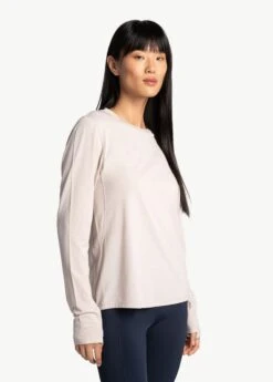LOLE Performance Wool Moisture-wicking Long Sleeve - Abalone -Draptura Sales LSW4376 G370 3 1900x