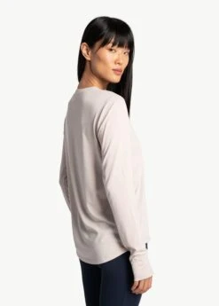 LOLE Performance Wool Moisture-wicking Long Sleeve - Abalone -Draptura Sales LSW4376 G370 4 1900x