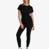 LOLE Performance Wool Moisture-wicking Short Sleeve - Black -Draptura Sales LSW4377 N415 1 1900x