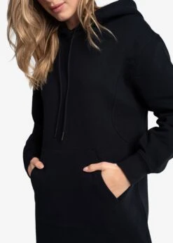 LOLE Easy Hoodie Oversized Dress - Black -Draptura Sales LSW4382 N415 5 1900x