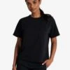 LOLE Effortless Cotton Tee - Black -Draptura Sales LSW4384 N415 1 1900x