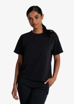 LOLE Effortless Cotton Tee - Black