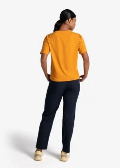 LOLE Effortless Cotton Tee - Inca Gold -Draptura Sales LSW4384 Y283 4 1900x