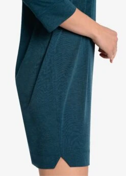 LOLE Performance Wool 3/4 Sleeve Dress - Fjord Blue 13 LOLE Performance Wool 3/4 Sleeve Dress - Fjord Blue -Draptura Sales LSW4392 BB49 6 1900x