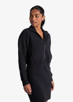 LOLE Ottoman Dress - Black -Draptura Sales LSW4395 N415 3 1900x