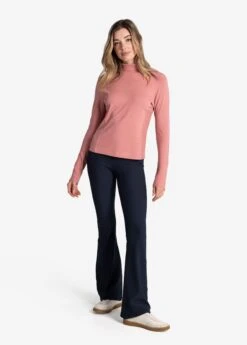 LOLE Traverse Turtle Neck Long Sleeve - Peony -Draptura Sales LSW4396 K135 7 1900x