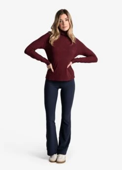 LOLE Traverse Turtle Neck Long Sleeve - Port Heather 15 LOLE Traverse Turtle Neck Long Sleeve - Port Heather -Draptura Sales LSW4396 R425 6 1900x