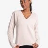 LOLE Ottoman V-Neck Pullover - Abalone 1 LOLE Ottoman V-Neck Pullover - Abalone -Draptura Sales LSW4397 G370 1 1900x
