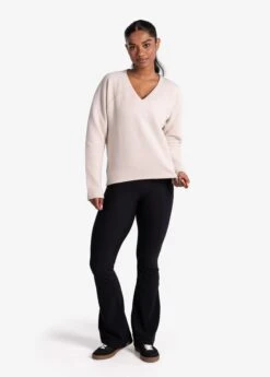 LOLE Ottoman V-Neck Pullover - Abalone -Draptura Sales LSW4397 G370 3 1900x