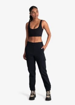 LOLE Journey Cargo Pants - Black -Draptura Sales LSW4401 N415 3 1900x