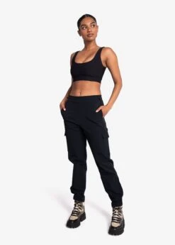 LOLE Journey Cargo Pants - Black -Draptura Sales LSW4401 N415 8 1900x