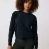 LOLE Om Tech Crew Neck Long Sleeve - Black 2 LOLE Om Tech Crew Neck Long Sleeve - Black -Draptura Sales LSW4404 N415 1 1900x