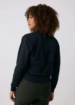 LOLE Om Tech Crew Neck Long Sleeve - Black 15 LOLE Om Tech Crew Neck Long Sleeve - Black -Draptura Sales LSW4404 N415 6 1900x