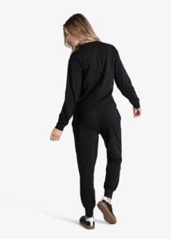 LOLE Om Tech Crew Neck Long Sleeve - Black 16 LOLE Om Tech Crew Neck Long Sleeve - Black -Draptura Sales LSW4404 N415 7 1900x