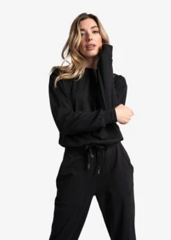 LOLE Om Tech Crew Neck Long Sleeve - Port Heather -Draptura Sales LSW4404 R425 2 1900x