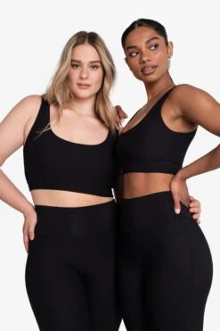 LOLE Sculpt Rib Bra - Black -Draptura Sales LSW4406 N415 6 1900x