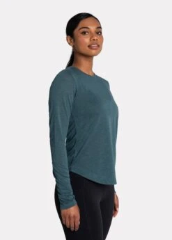 LOLE Everyday Long Sleeve - Fjord Blue -Draptura Sales LSW4410 BB49 3 1900x