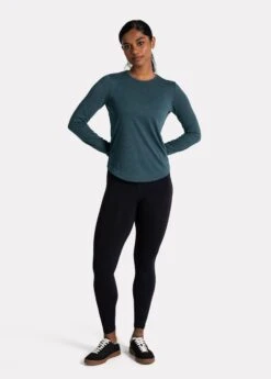 LOLE Everyday Long Sleeve - Fjord Blue -Draptura Sales LSW4410 BB49 4 1900x