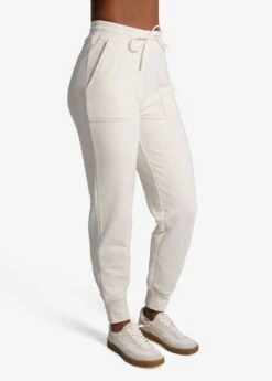 LOLE Easy Joggers - Cream -Draptura Sales LSW4412 W441 3 1900x