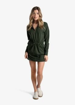 LOLE Mindset Dress - Kombu -Draptura Sales LSW4413 V761 4 1900x