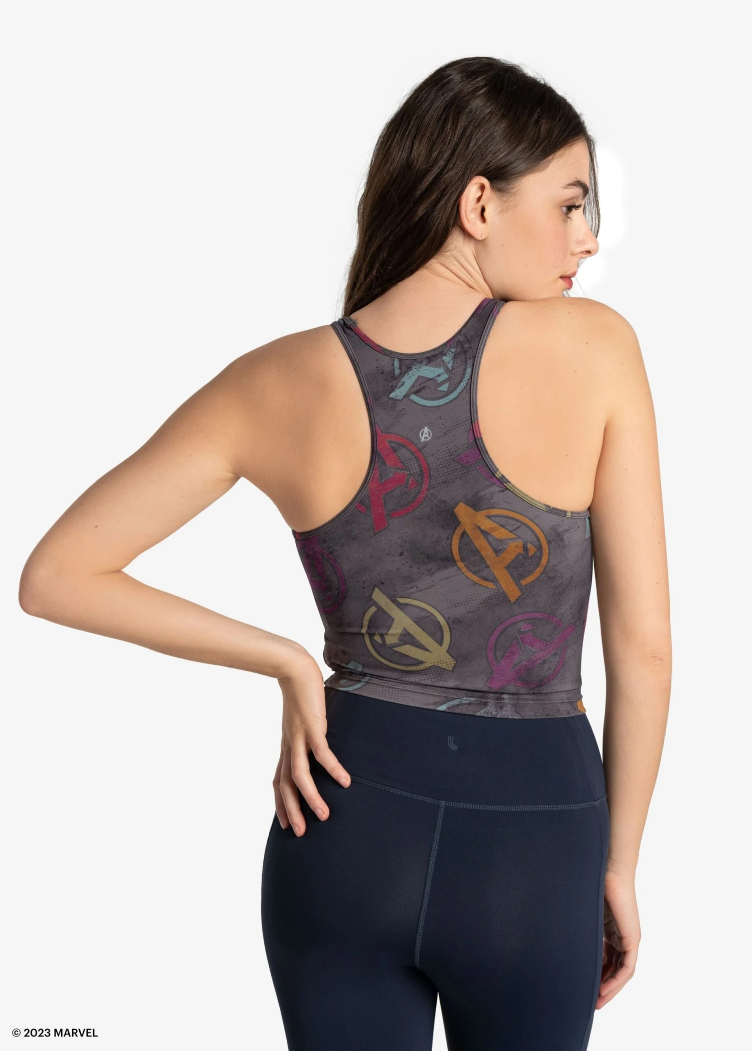 LOLE Comfort Stretch Tank Top - Avengers Meteor Grey Aop 6 LOLE Comfort Stretch Tank Top - Avengers Meteor Grey Aop - Image 4