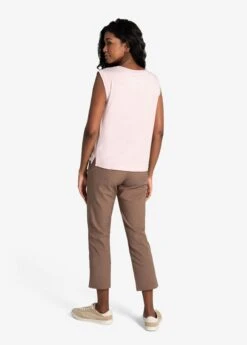 LOLE Miles Cropped Pants - Fossil -Draptura Sales LSW4421 C213 3 1900x