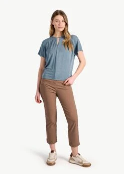 LOLE Elisia Blouse - Ash Heather -Draptura Sales LSW4422 G922 3 1900x