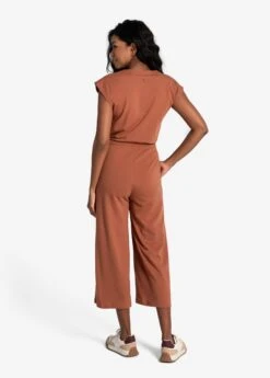 LOLE Effortless Wrap Jumpsuit - Rust 8 LOLE Effortless Wrap Jumpsuit - Rust -Draptura Sales LSW4425 C228 3 1900x