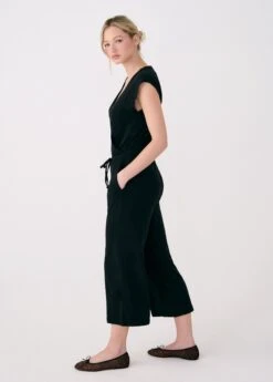 LOLE Effortless Wrap Jumpsuit - Black -Draptura Sales LSW4425 N415 3 1900x