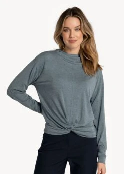 LOLE Elisia Long Sleeve - Ash Heather