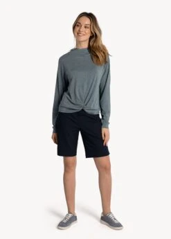 LOLE Elisia Long Sleeve - Ash Heather -Draptura Sales LSW4426 G922 5 1900x