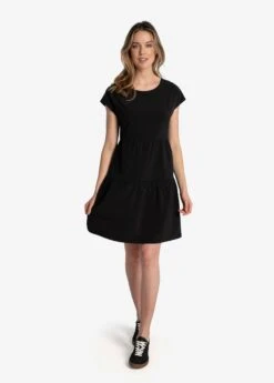 LOLE Olivie Short Sleeve Dress - Black