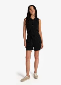 LOLE Momentum Romper - Black -Draptura Sales LSW4435 N415 4 1900x
