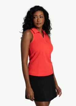 LOLE Step Up Polo Shirt - Cayenne -Draptura Sales LSW4438 R397 3 1900x