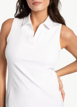 LOLE Step Up Polo Dress - White -Draptura Sales LSW4439 W101 4 1900x