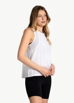 LOLE Active Tank Top - White -Draptura Sales LSW4441 W101 2 1900x