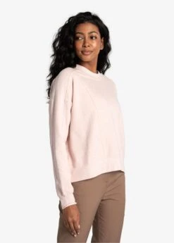 LOLE Chalet Long Sleeve Shirt - Ballerina Heather