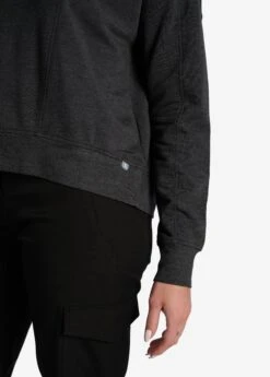 LOLE Chalet Long Sleeve Shirt - Black Heather -Draptura Sales LSW4453 N134 4 1900x