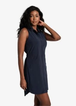 LOLE Olivie Shirt Dress - Outerspace -Draptura Sales LSW4473 B773 3 1900x