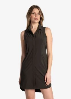 LOLE Olivie Shirt Dress - Olive