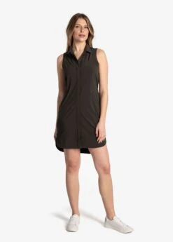 LOLE Olivie Shirt Dress - Olive -Draptura Sales LSW4473 BB03 4 1900x