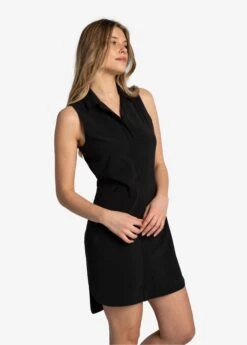 LOLE Olivie Shirt Dress - Black -Draptura Sales LSW4473 N415 3 1900x