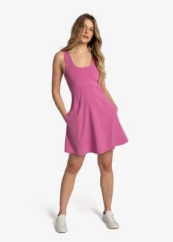 LOLE Momentum Sculpt Dress - Crocus -Draptura Sales LSW4477 K775 3 1900x