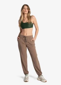 LOLE Olivie Joggers - Fossil -Draptura Sales LSW4480 C213 2 1900x