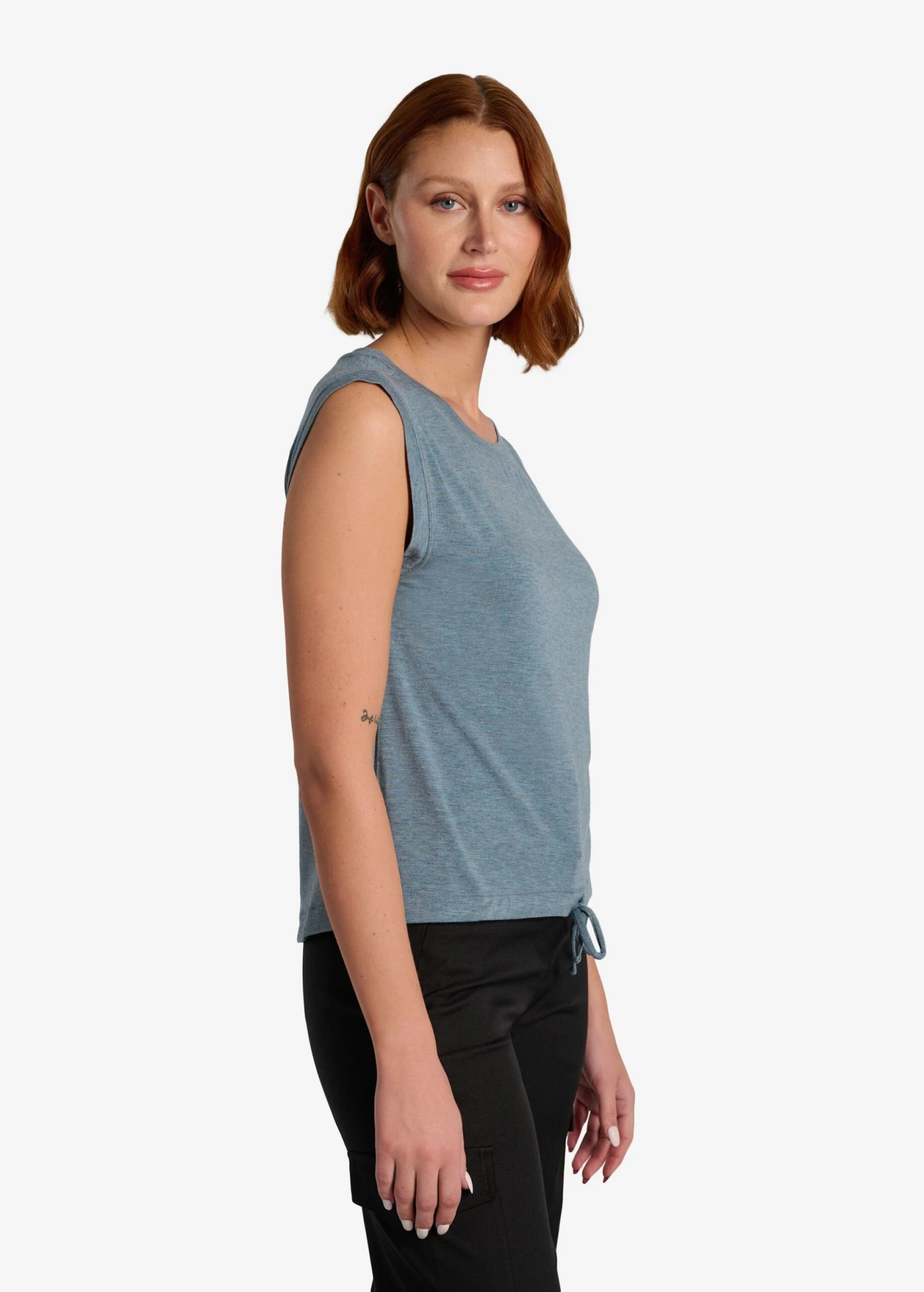 LOLE Elisia Short Sleeve Shirt - Ash Heather 4 LOLE Elisia Short Sleeve Shirt - Ash Heather - Image 2