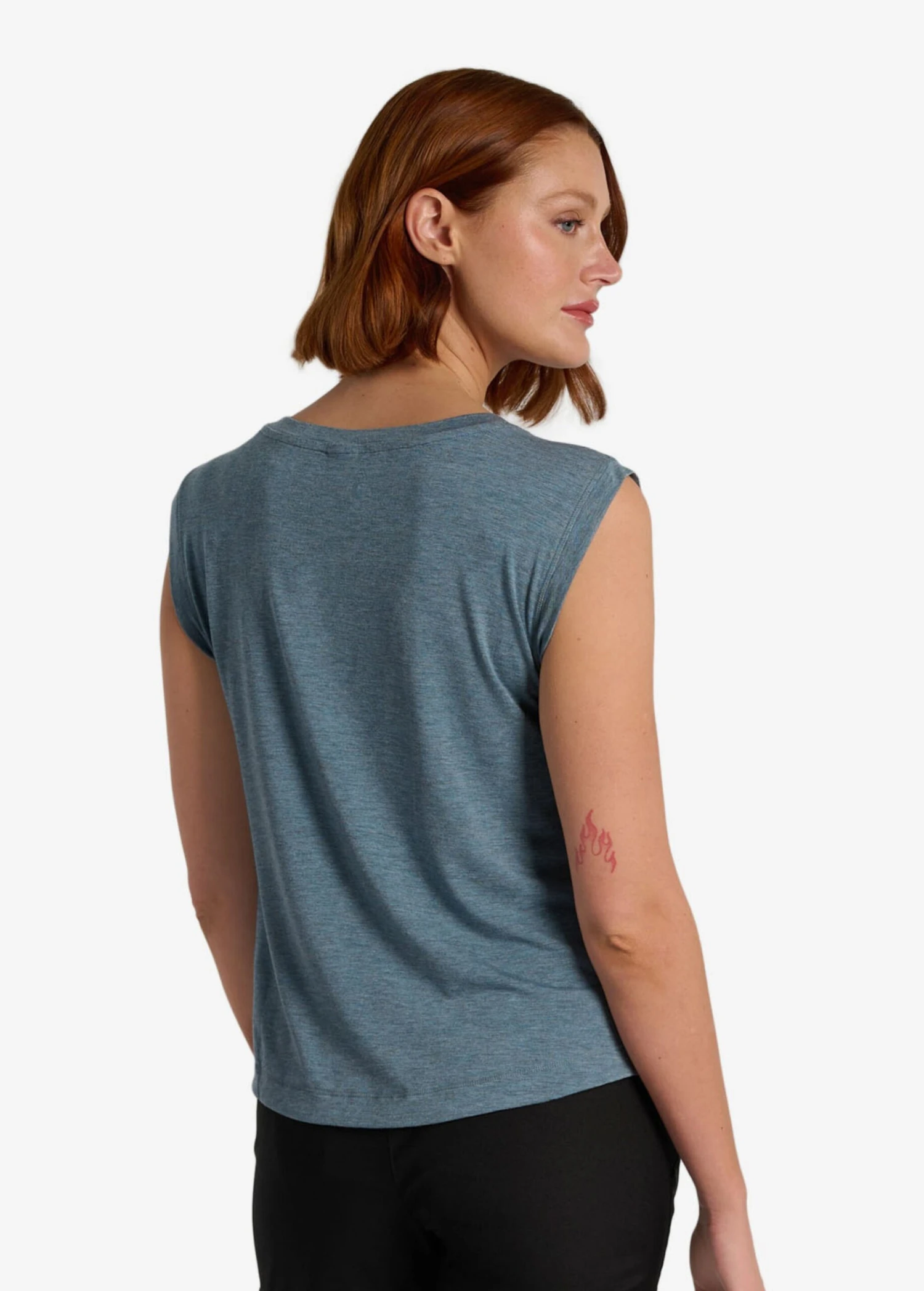 LOLE Elisia Short Sleeve Shirt - Ash Heather 5 LOLE Elisia Short Sleeve Shirt - Ash Heather - Image 3