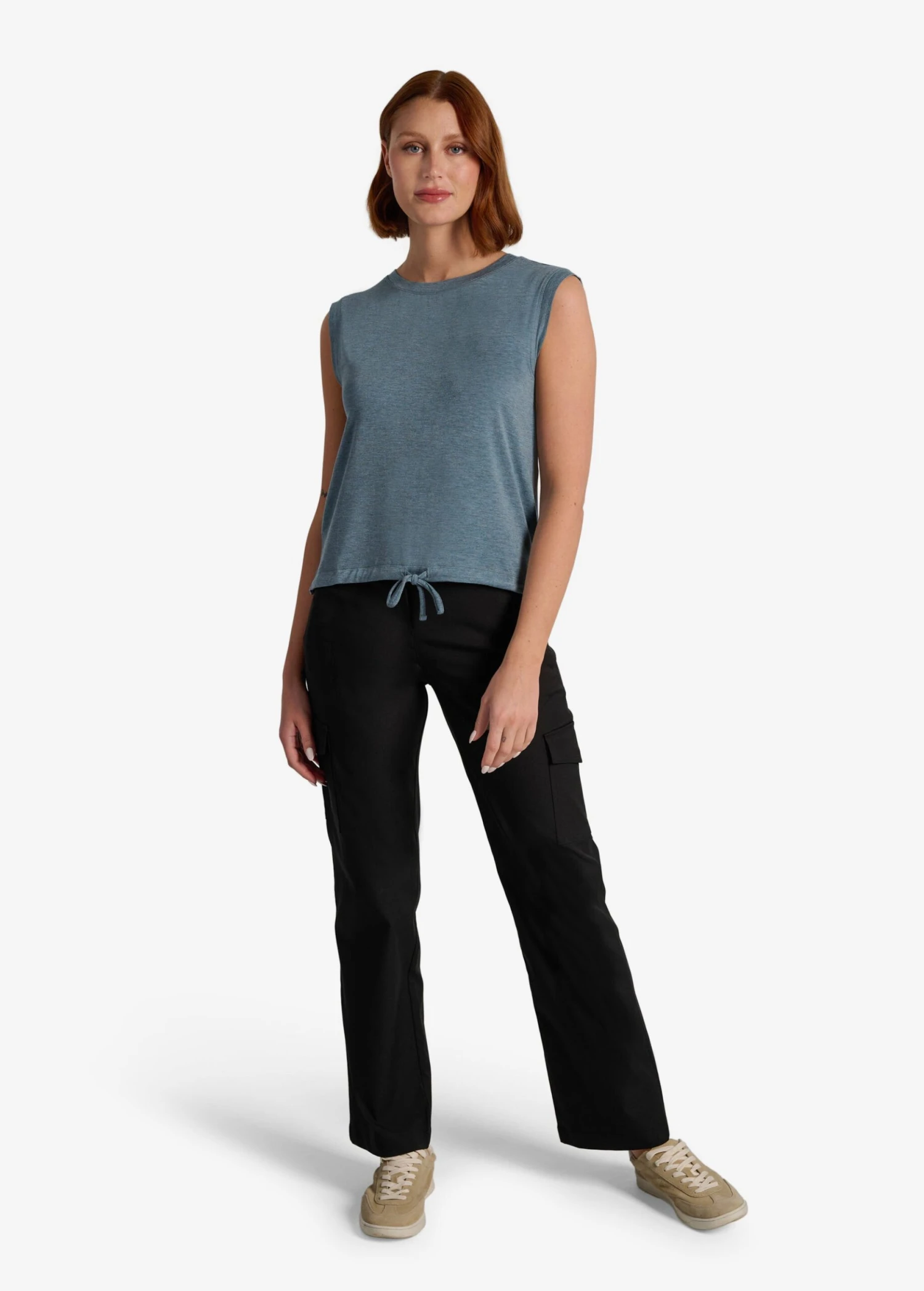 LOLE Elisia Short Sleeve Shirt - Ash Heather 6 LOLE Elisia Short Sleeve Shirt - Ash Heather - Image 4